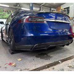 Carbon Fiber Rear Diffuser - Tesla Model S 2016-2019.