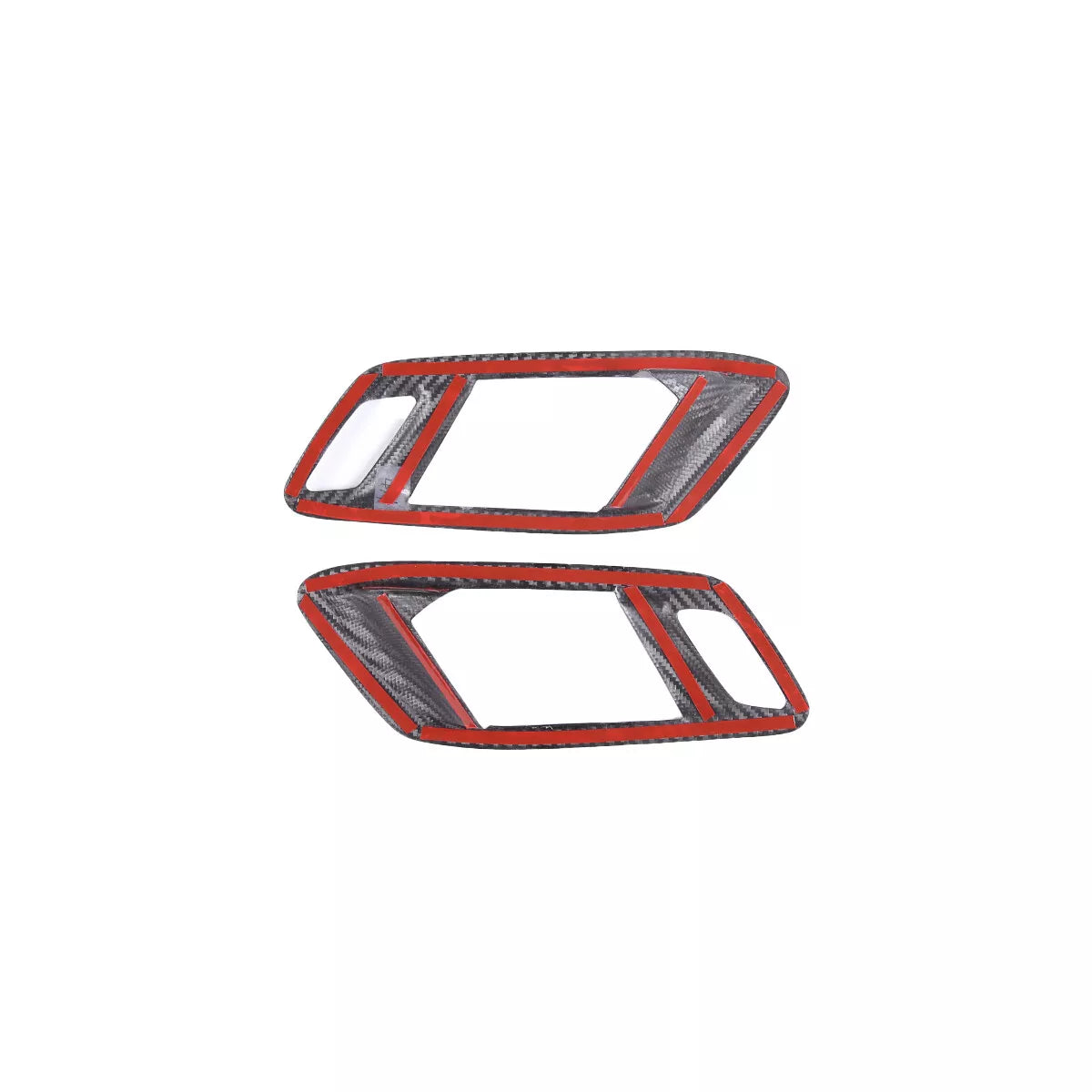 Carbon Fiber Interior Door Handle Frame Cover - Toyota GR Supra 2020-23.