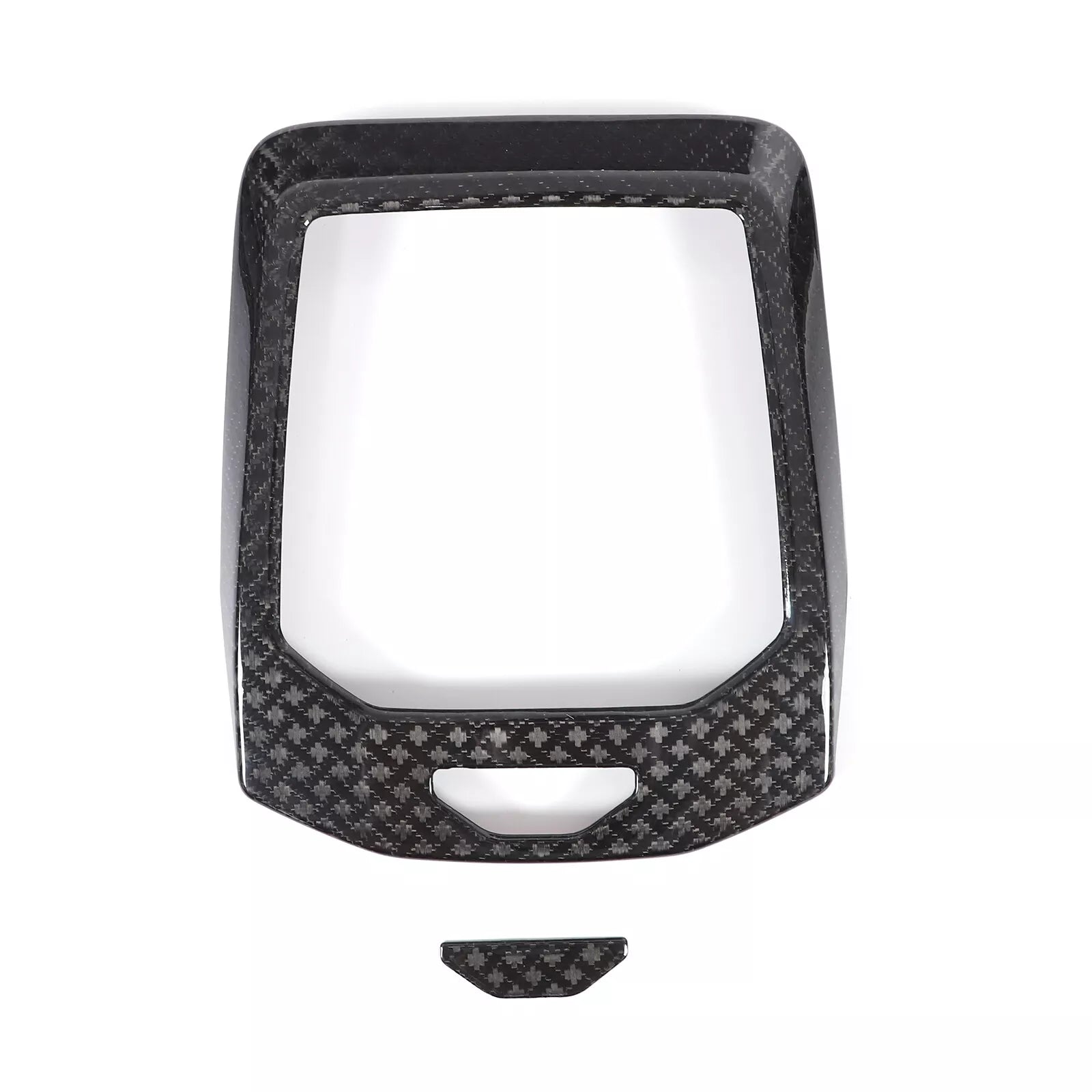 X Style Carbon Fiber Center Console Gear Shift Panel Trim - BMW 5 Series G60 24+.