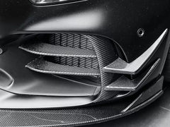 Carbon Fiber Front Bumper Air Vent Trim Cover - Mercedes-Benz AMG GT R 2016-18.