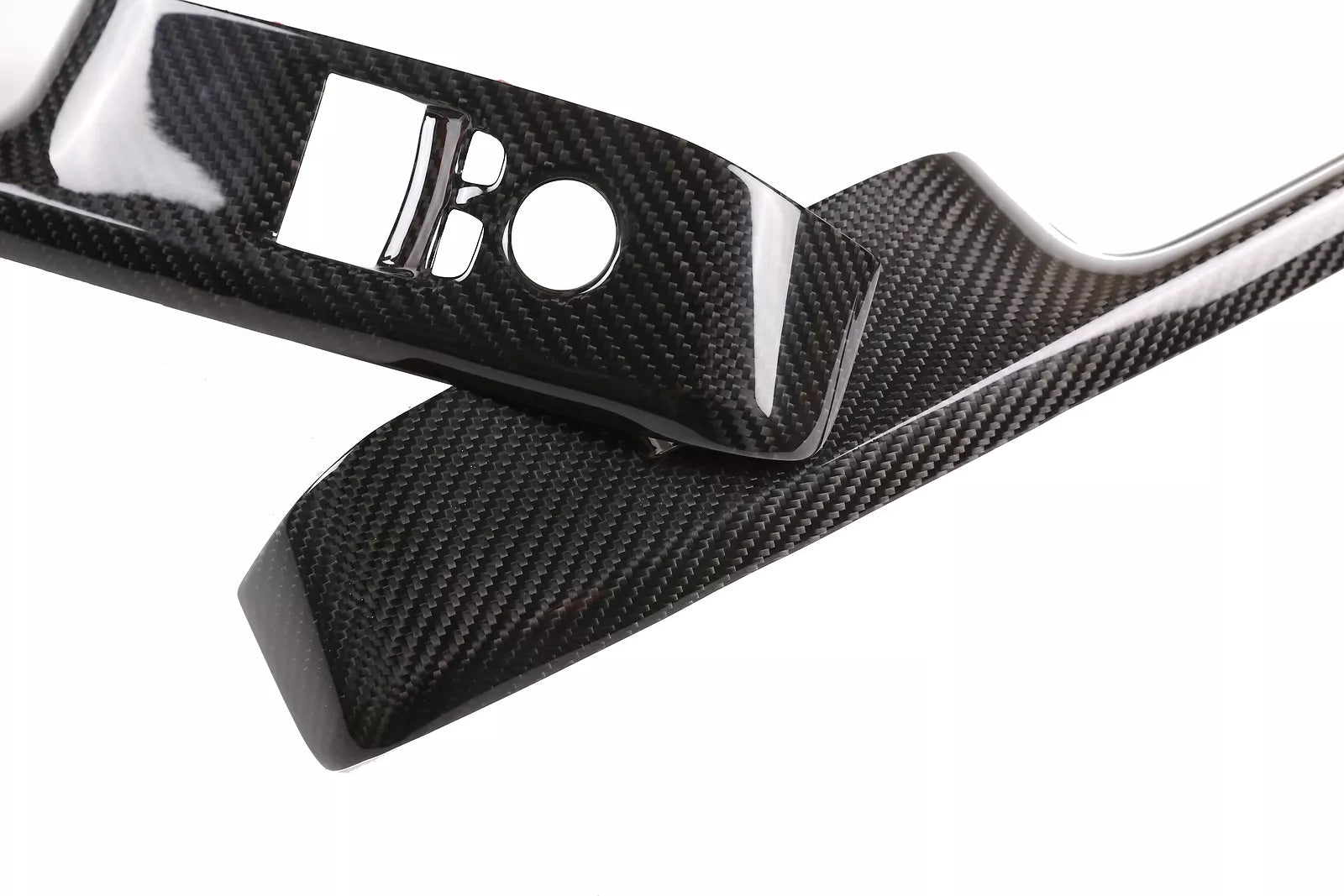 Carbon Fiber Interior Window Lift Panel Trim - Toyota GR Supra 2019-2023.