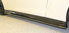 Carbon Fiber Side Skirt Extension - Nissan GTR R35 2017.