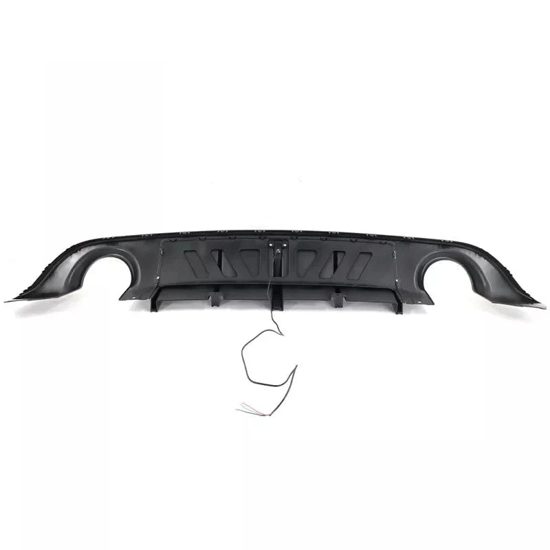 Gloss Black Rear Diffuser w/ LED - 15-23 Dodge Charger.