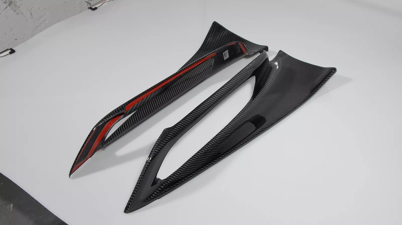 Carbon Fiber Black Inner Door Panel Armrest Cover -  Corvette C8 2020-UP.