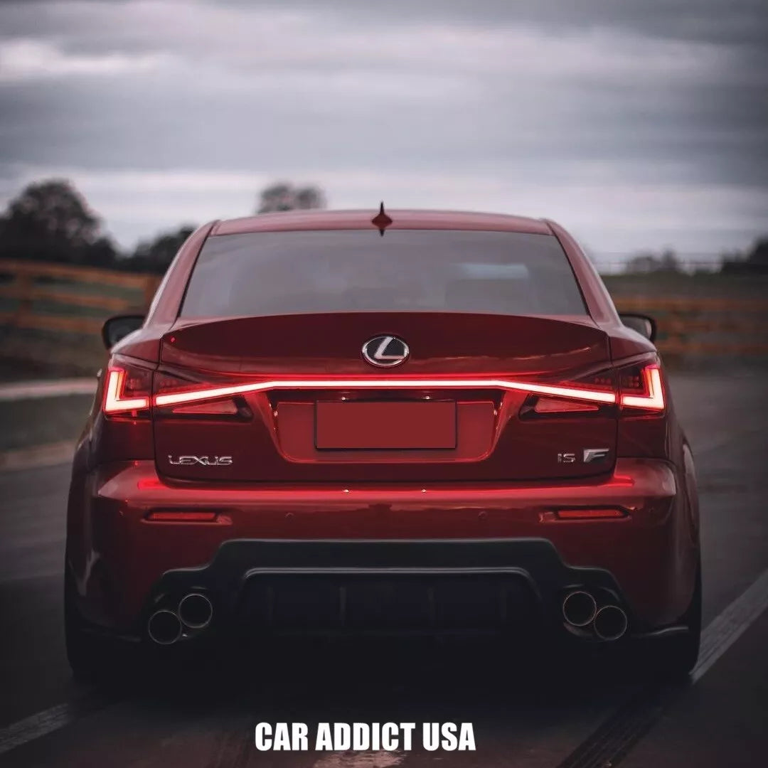 LED Tail lights w/ Trunk Bar Light - Lexus IS250 IS350.