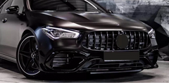 Gloss Black Front Grille - Mercedes Benz CLA W118 C118 CLA35  2020-2023.