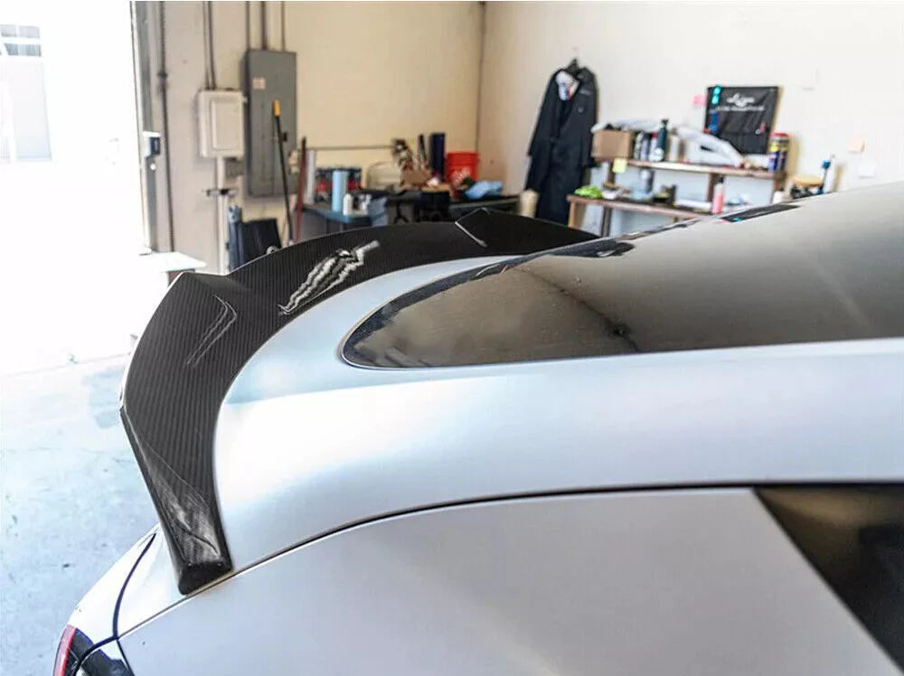 High Kick Carbon Fiber Spoiler -  Tesla Model Y 2019-2024.