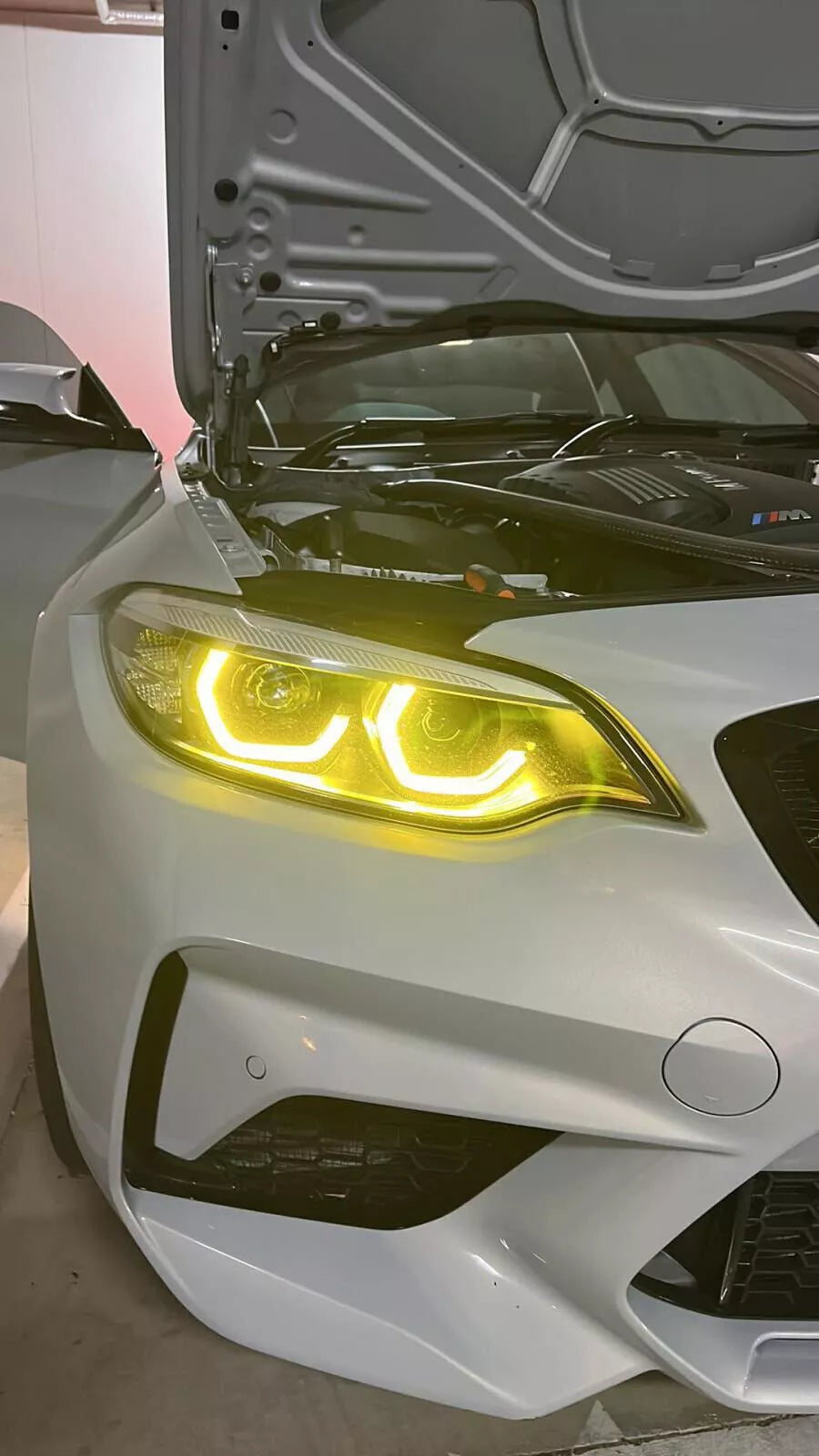 CSL Yellow Headlight DRL Module Upgrade - BMW F87 M2 F22 2 Series LCI.
