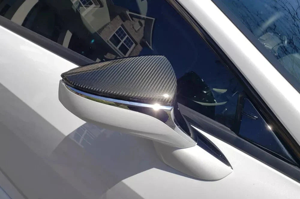 OEM Style Carbon Fiber Mirror Cap Set - 21-24 LEXUS IS300 IS350 IS500.