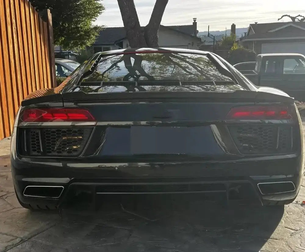 3 Piece Style Carbon Fiber Trunk Spoiler - Audi R8 V10 Type 4S.