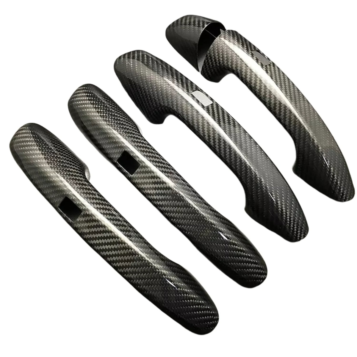 Dry Carbon Fiber Keyless Door Handle Cover - 2020-2025 C118 CLA45 CLA35.