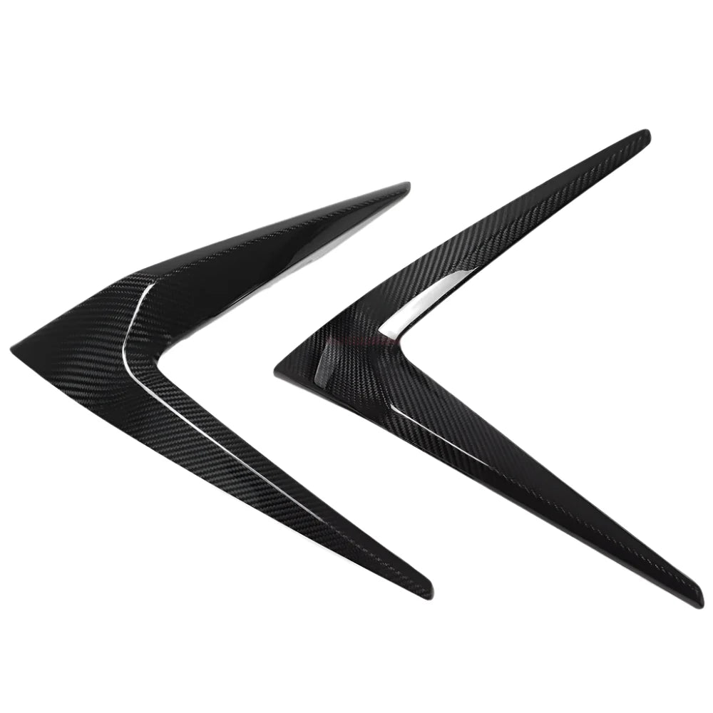 Carbon Fiber  Fog Light Cover Lower Bumper Side Trim - Lexus IS 300 350 500 2021-2025.