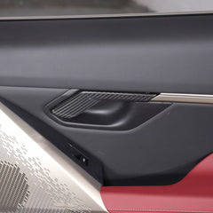 Carbon Fiber Interior Door Handle Trim Cover -  BMW 5 Series G60 2024+.