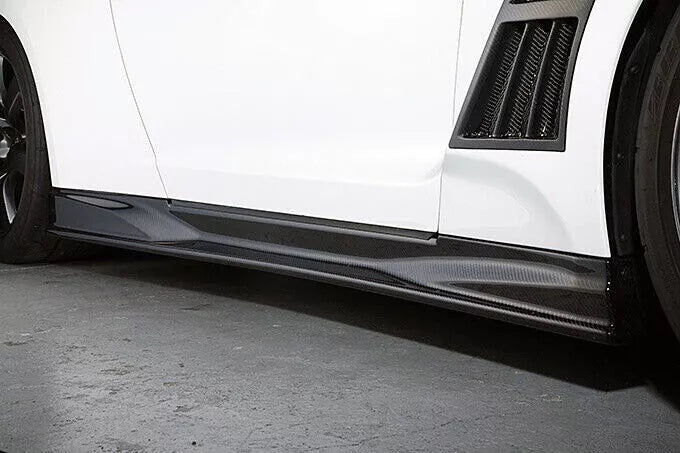 Carbon Fiber Side Skirt V2 - Nissan GTR R35.