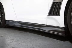 Carbon Fiber Side Skirt V2 - Nissan GTR R35.