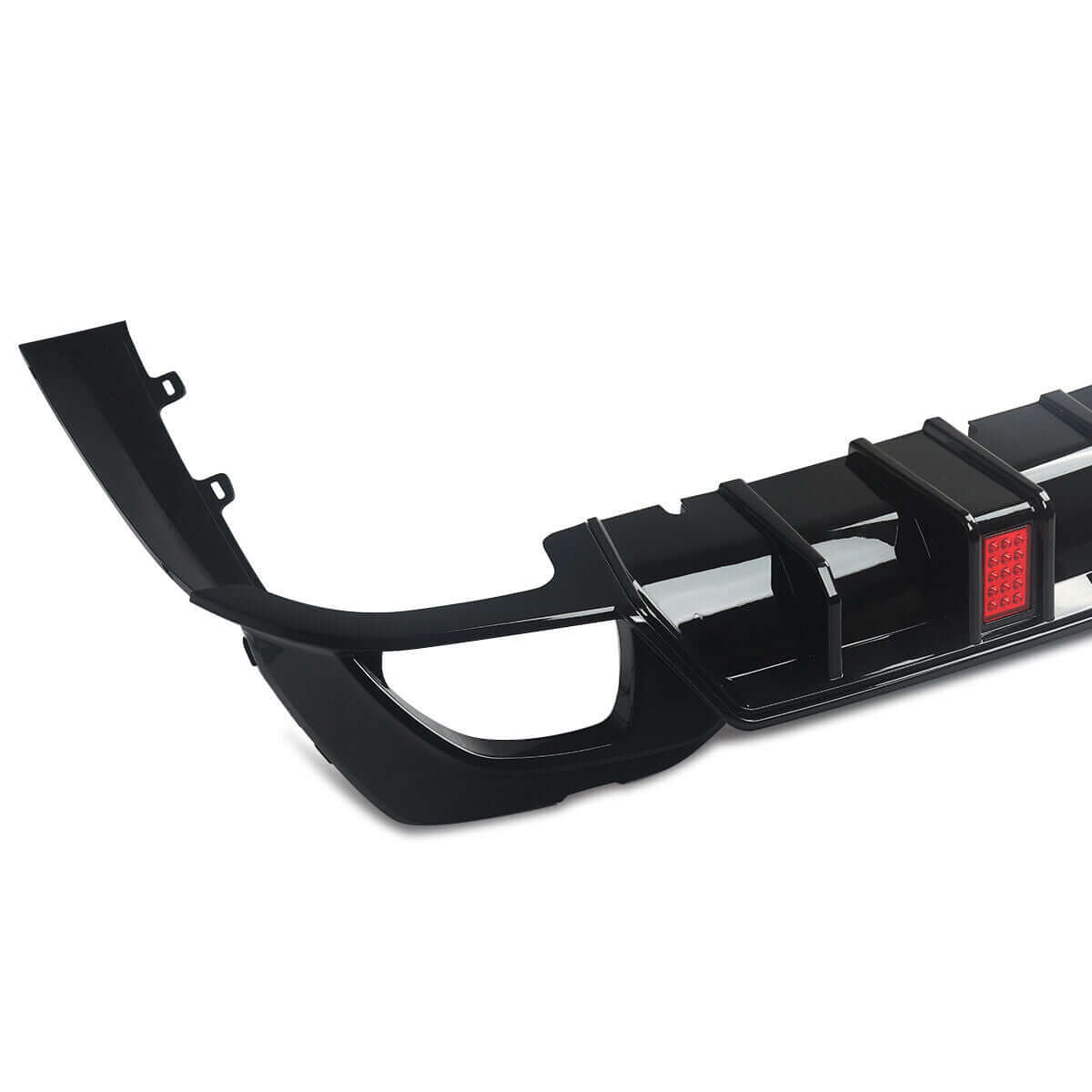 ABS Gloss Black Rear Diffuser w/Brake Light for BMW 3 Series G20 G21 330i M340i.