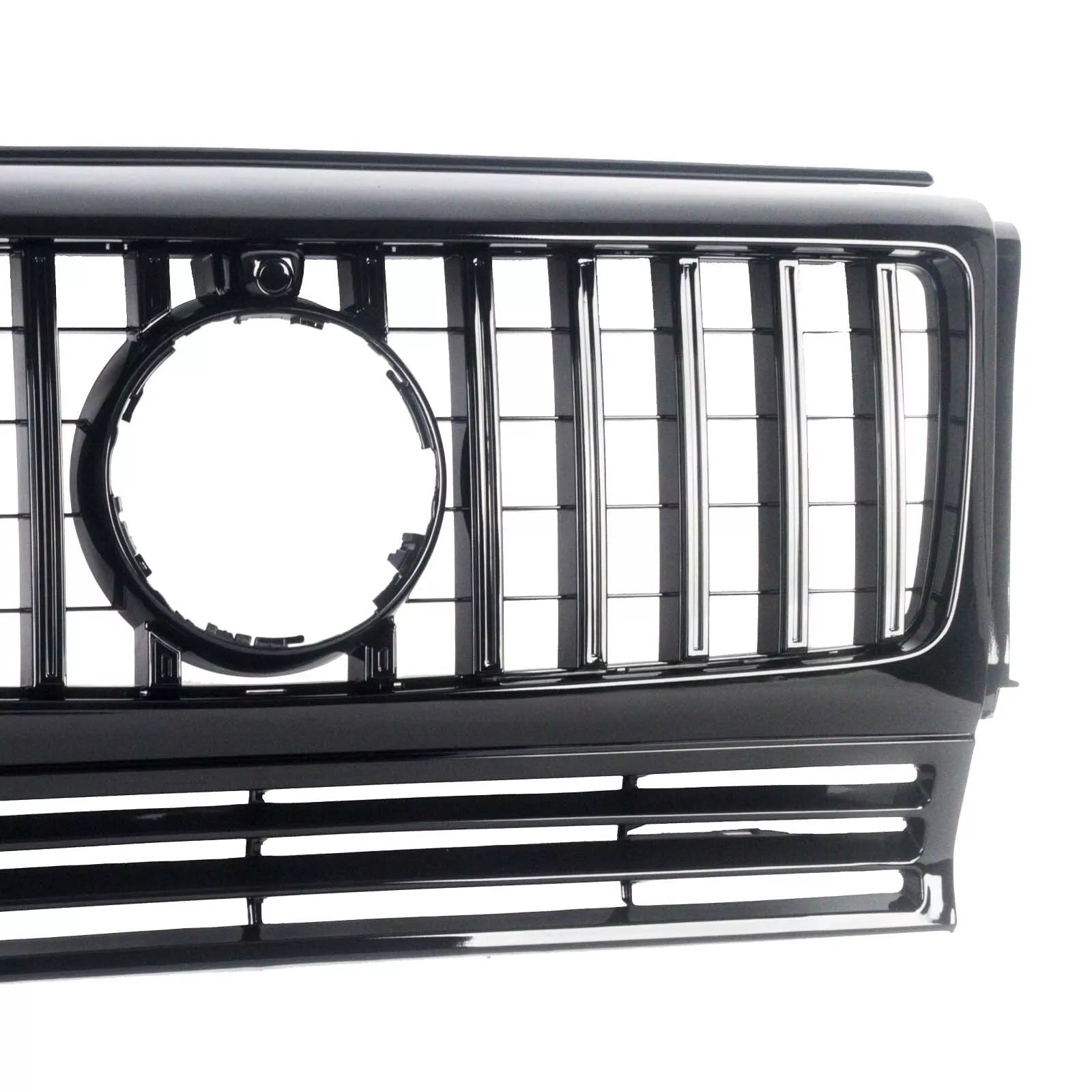 Gloss Black Front Grille - 1990-2018 Mercedes Benz W463 G-CLASS.