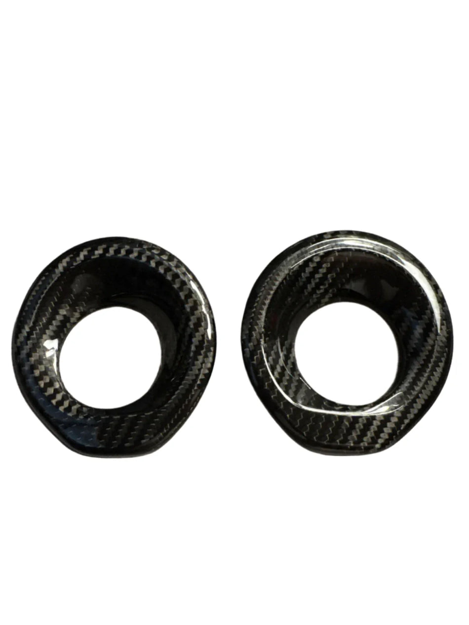 CARBON FIBER Inner Door Speaker Ring Trim - Toyota A90 A91 Supra MK5.