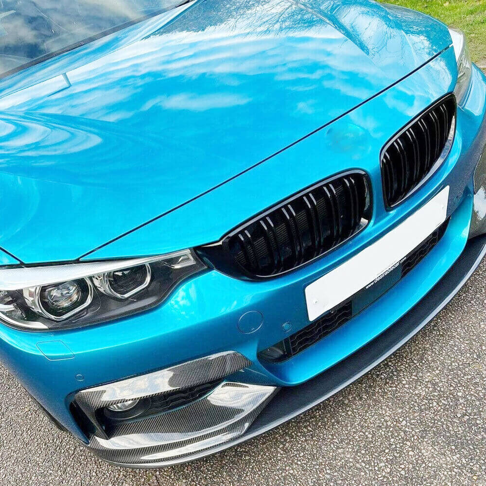Carbon Fiber Front Upper Splitters - BMW F32 / F33 / F36 4 Series.