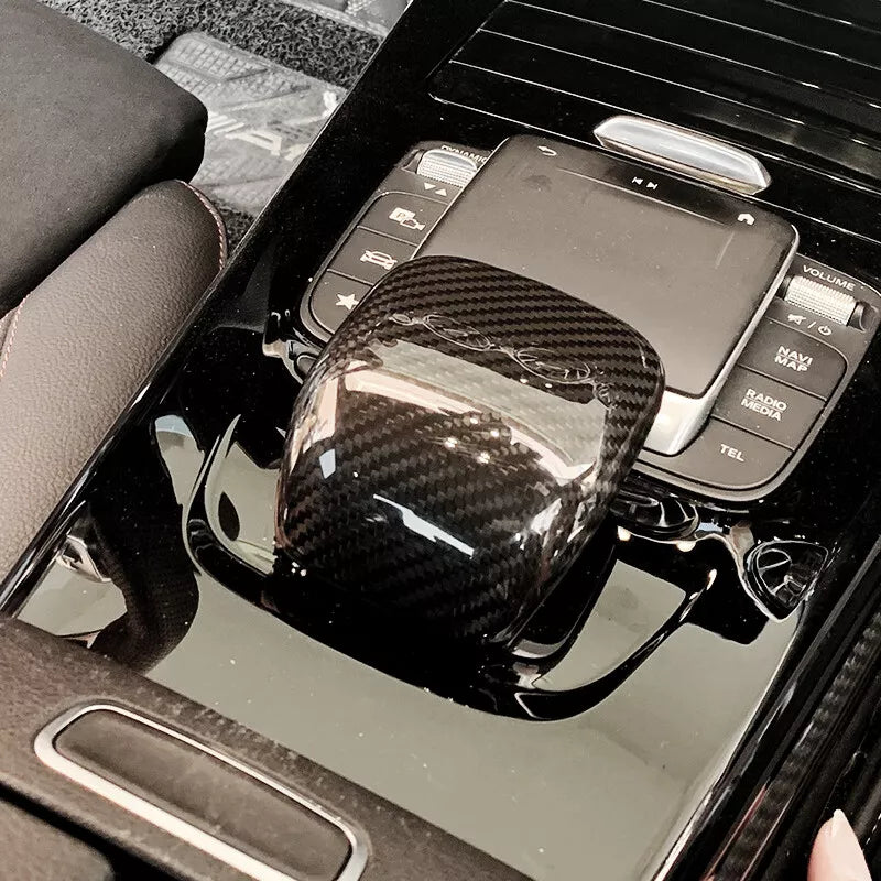 Carbon Fiber Media Knob Handle Cover - 2020-2025 C118 CLA250 CLA35.