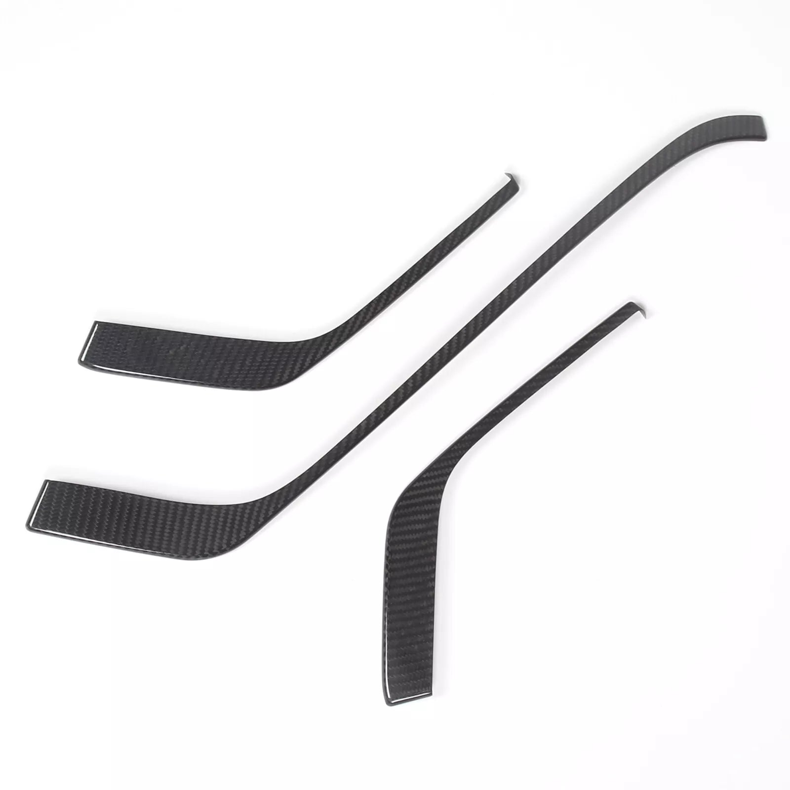 Carbon Fiber Dashboard L-shaped Trim Strip Cover - Corvette C8 20-24.