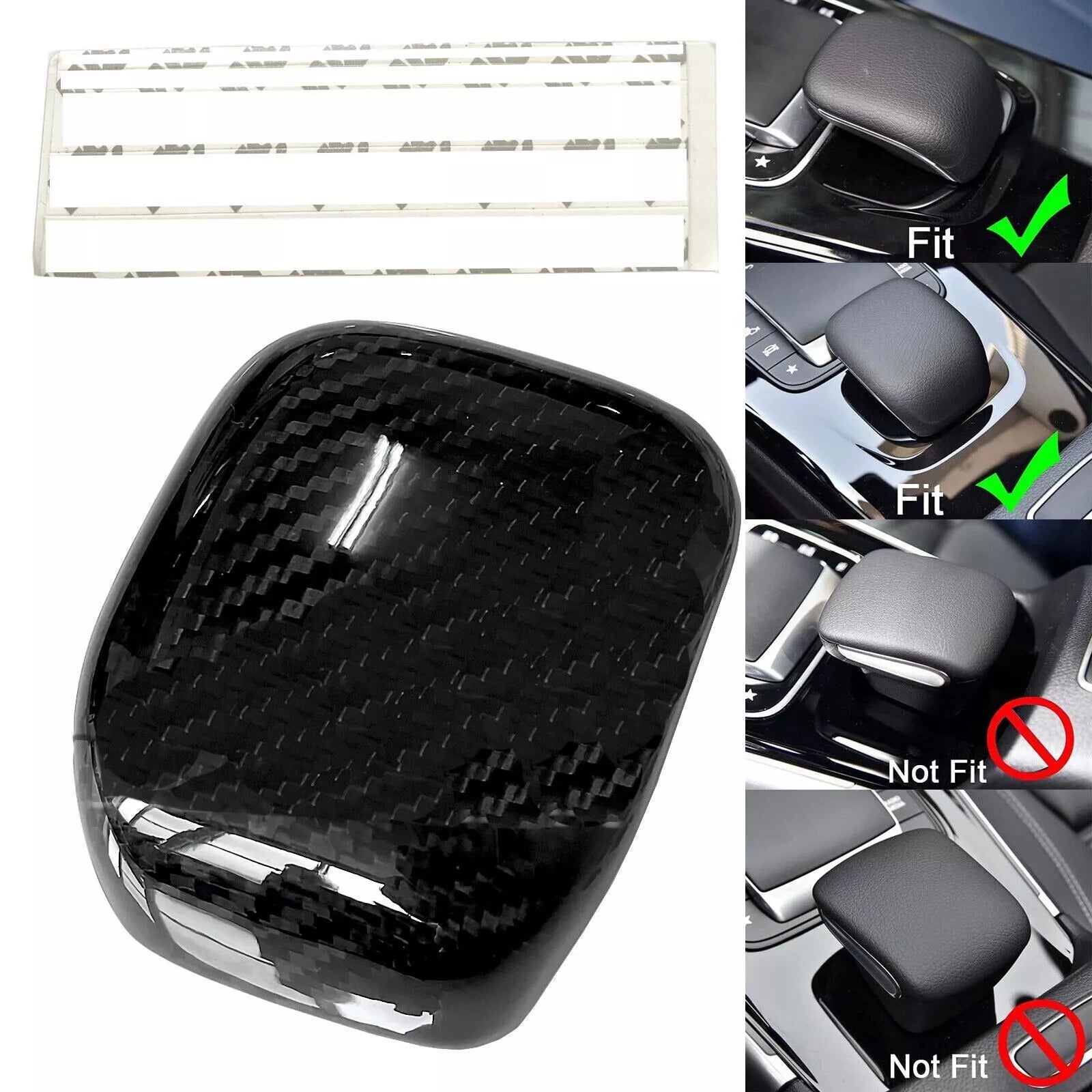 Carbon Fiber Media Knob Handle Cover - 2020-2025 C118 CLA250 CLA35.