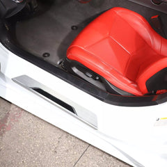 Carbon Fiber Interior Door Sill Trim Cover - Corvette C8 Z51 Z06 2020-25.