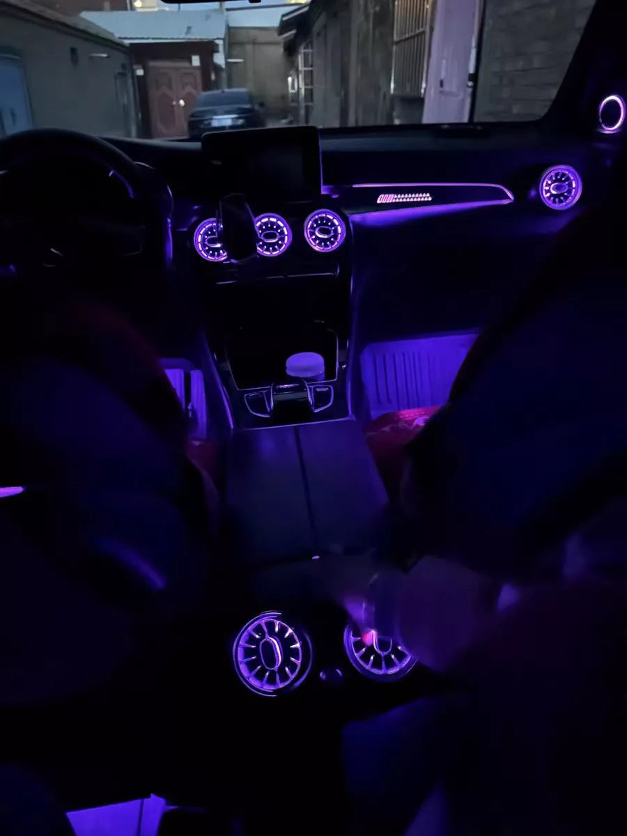 RGB Ambient AC Vent Lighting - Mercedes Benz.