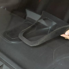 Carbon Fiber Interior DashBoard Speaker Frame Cover Trim - Toyota Supra A90 2019-2024.