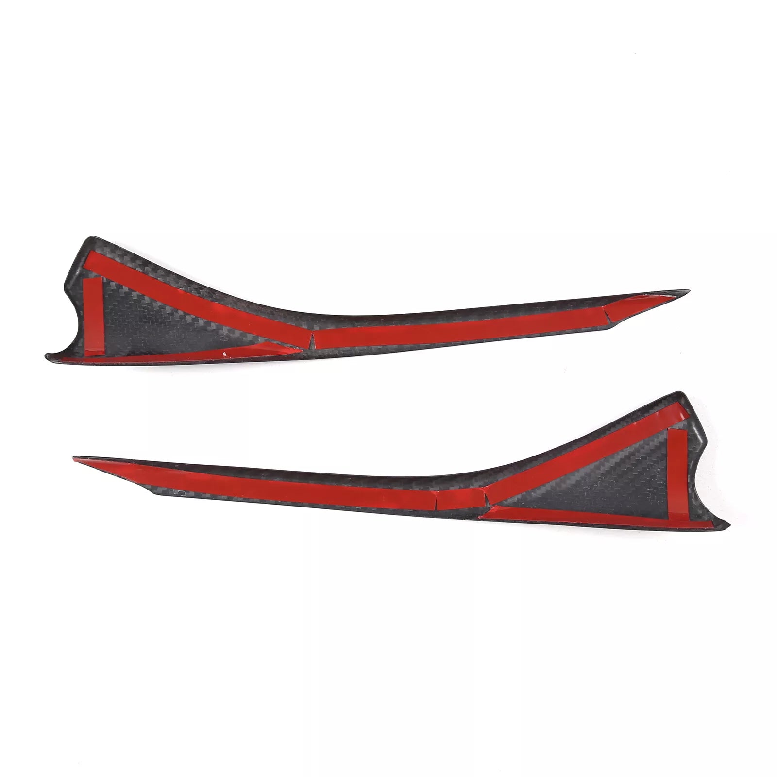 Carbon Fiber Door Inner A-pillarTrim Cover For Corvette C8 2020-2023.