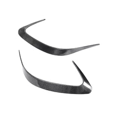 Carbon Rear Bumper Fins Vents Trim - Mercedes Benz C292 Coupe GLE63 GLE43 2015-17.