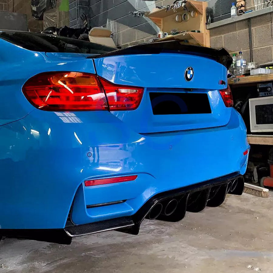 PSM Style High Kick Carbon Fiber Trunk Spoiler - BMW F82 / F83 M4.