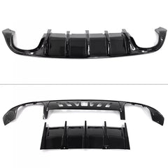 Gloss Black Rear Diffuser for Quad Exhaust Tips - 2015-2023 Dodge Charger