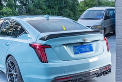 Carbon Fiber V Rear Trunk Spoiler -  Cadillac CT5 CT5-V 2020-2023.