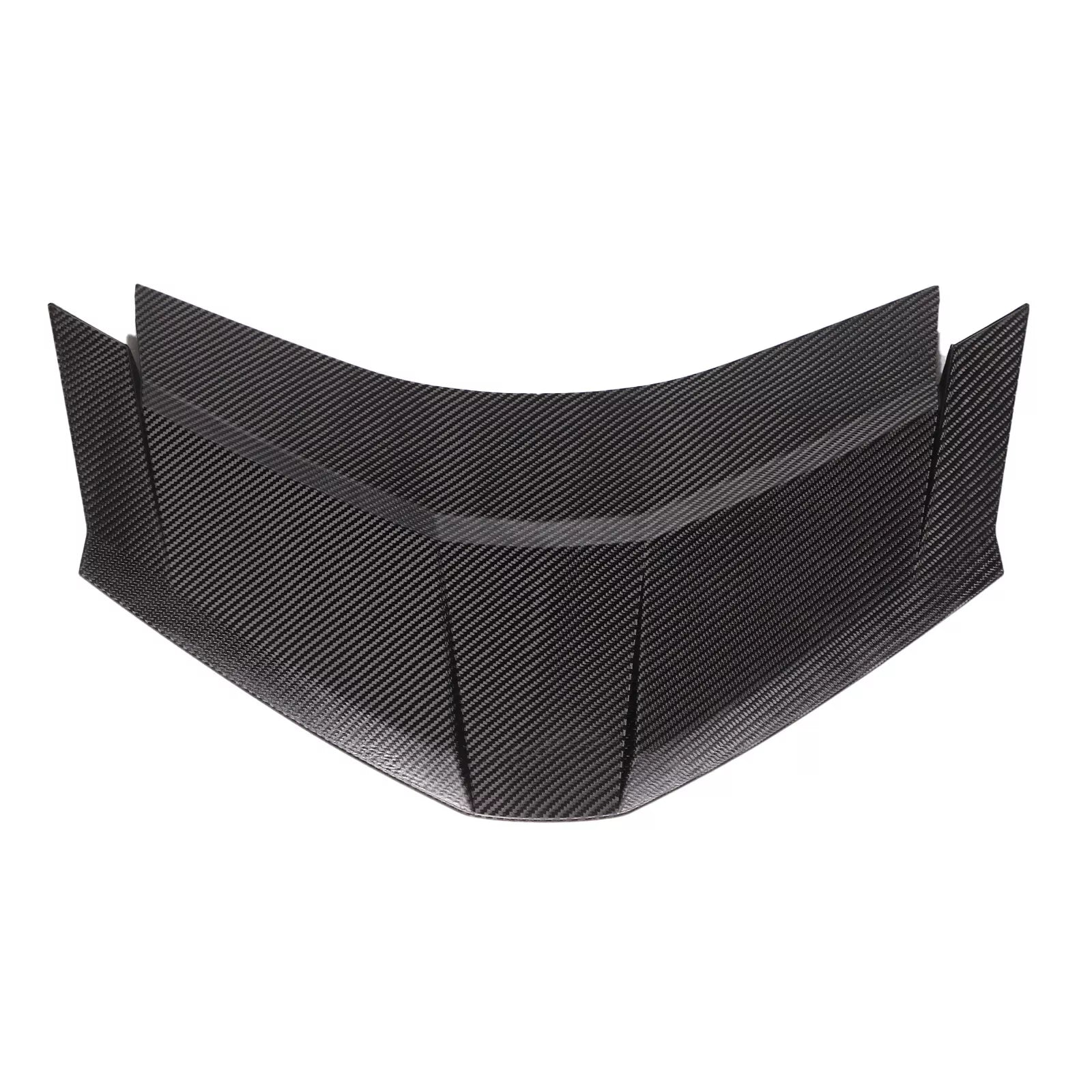 Carbon Fiber Rear Window Lower Trim Cover - 2020-2025 C8 Corvette Coupe.