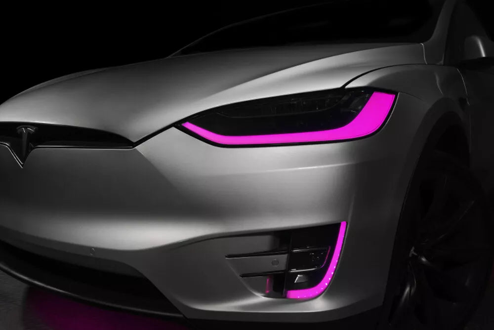 RGB ColorShift Headlight module + Fog Light - Tesla Model X 16-21.