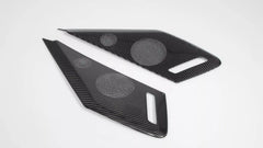 Carbon Fiber Door Sound Speaker Cover Trim - Corvette C8 2020-2025.