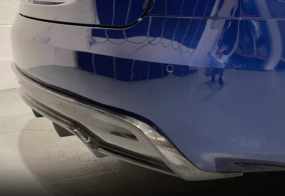 Carbon Fiber Rear Diffuser - Tesla Model S 2016-2019.