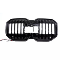 Gloss Black Front Grille w/ LED -  BMW 7 Series G70.
