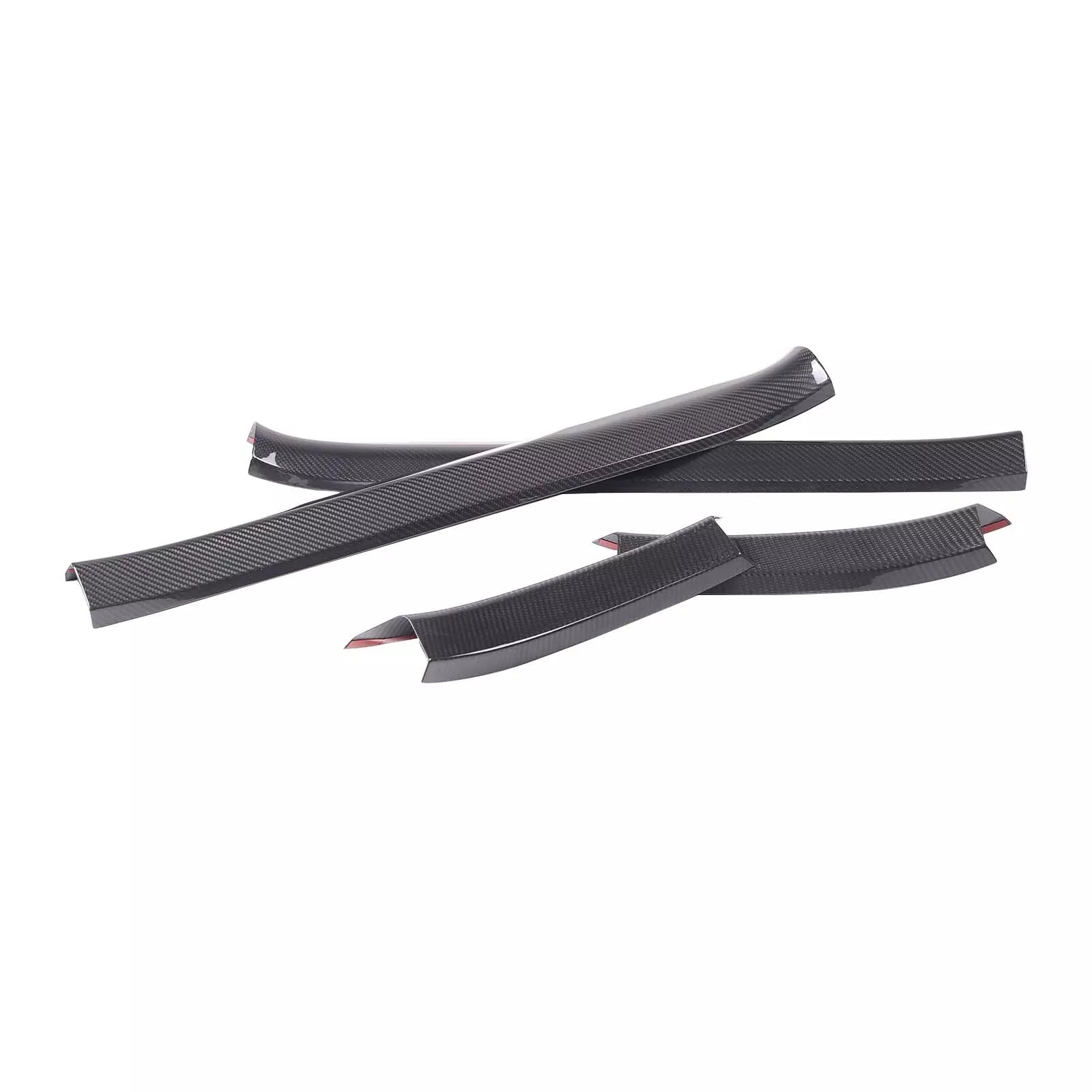 Carbon Fiber Interior Door Sill Trim Cover - Corvette C8 Z51 Z06 2020-25.