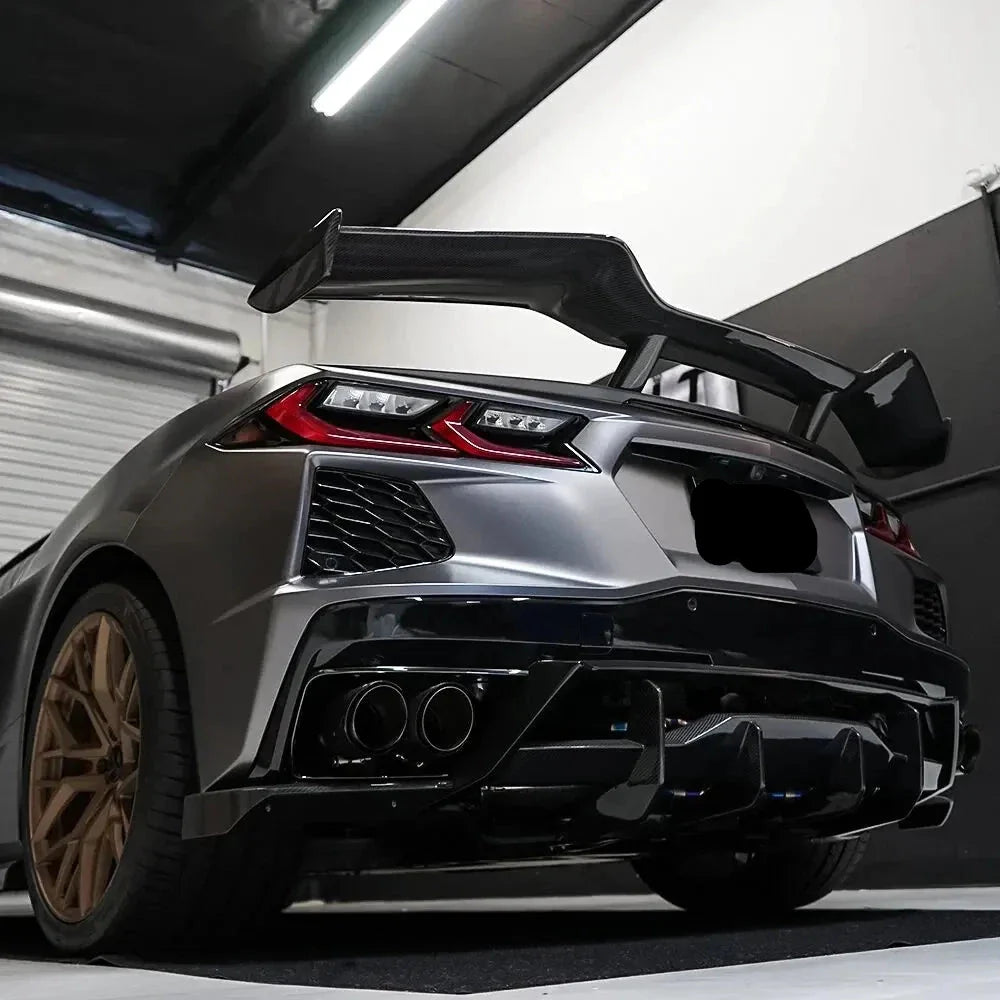 Carbon Fiber Wing Z06 Style - C8 Corvette Base / Z51 Chevrolet Stingray.