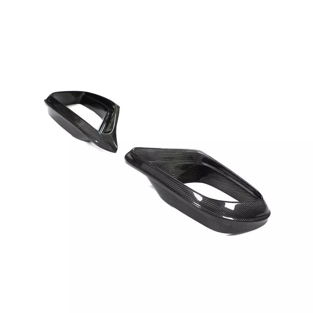 Carbon Front Splitter  Lip & Air Vent Cover -  Mercedes Benz W213 S213 E63 S 2016-2020.