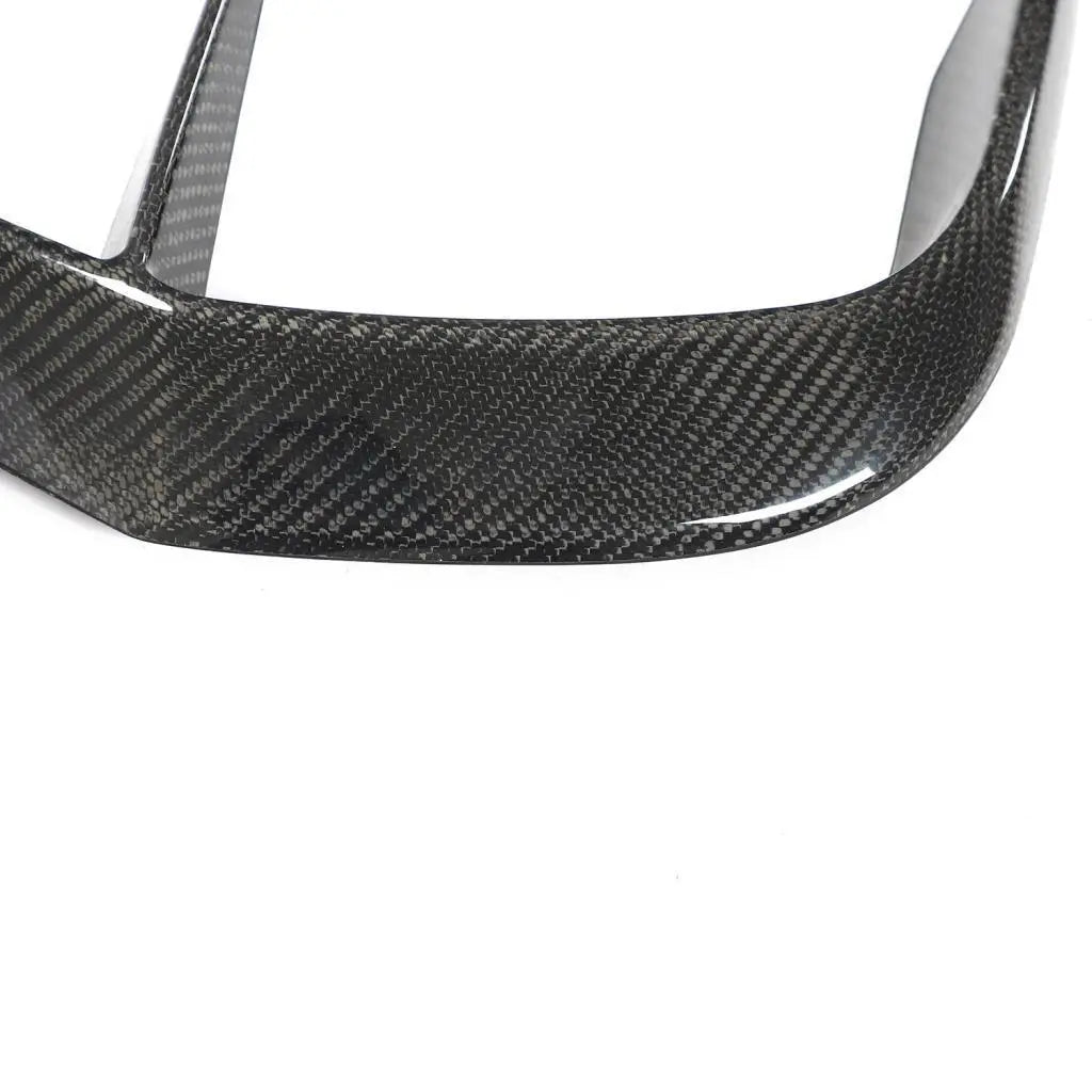 Carbon Rear Bumper Canard Fins C Blades -  Infiniti Q60 Q60S 2016-22.