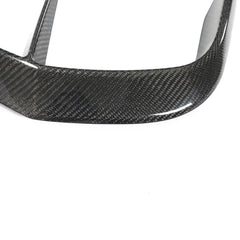 Carbon Rear Bumper Canard Fins C Blades -  Infiniti Q60 Q60S 2016-22.