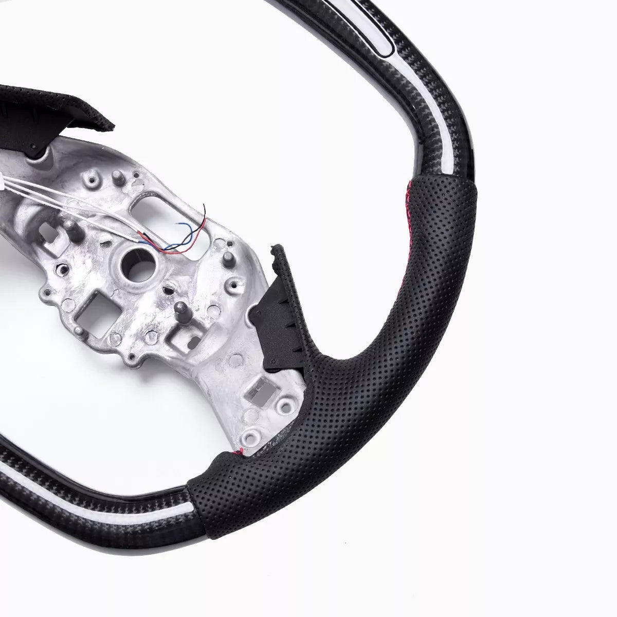 Carbon Fiber LED W/Heated Steering Wheel Corvette C8 Z51 Z06 2020-24 OEM.