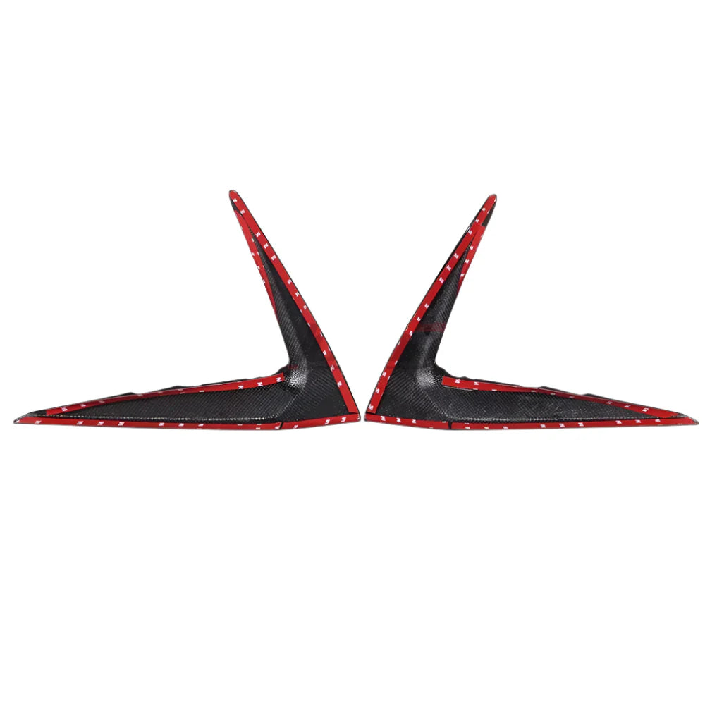 Carbon Fiber  Fog Light Cover Lower Bumper Side Trim - Lexus IS 300 350 500 2021-2025.
