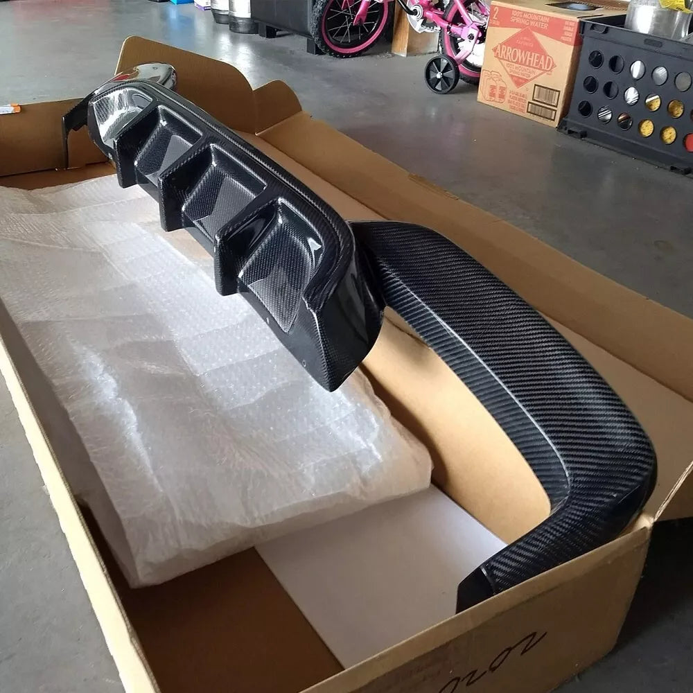 MP Style Carbon Fiber Rear Diffuser - BMW F06 / F12 / F13 M6 & 6 Series.