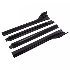 Gloss Black Side Skirts Extension V3  - 20-24 Tesla Model Y.