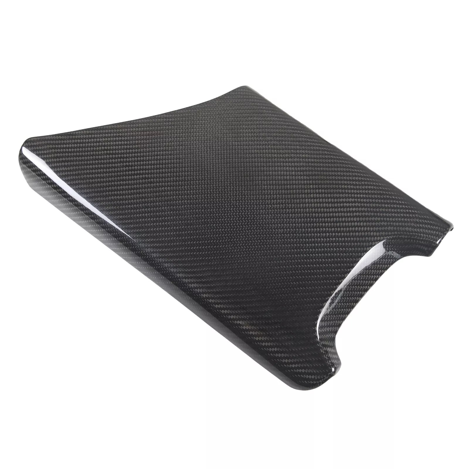 Carbon Fiber Armrest Console Box Cover - Corvette C8.