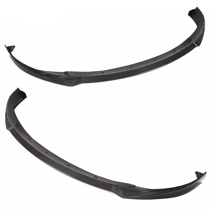 Carbon Fiber Front Lip V2 - 20-24 Tesla Model Y.